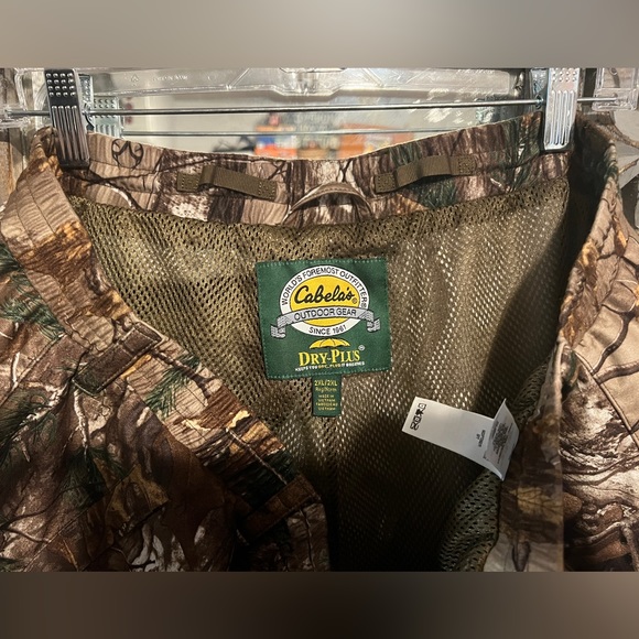 Men’s XXL Pull On Cabela’s Dry Plus Outdoor Realtree Hunting Pants Waterproof - Picture 7 of 11